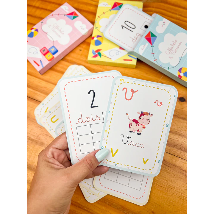 Arquivo para Card Letras e Numeros em Pdf 7