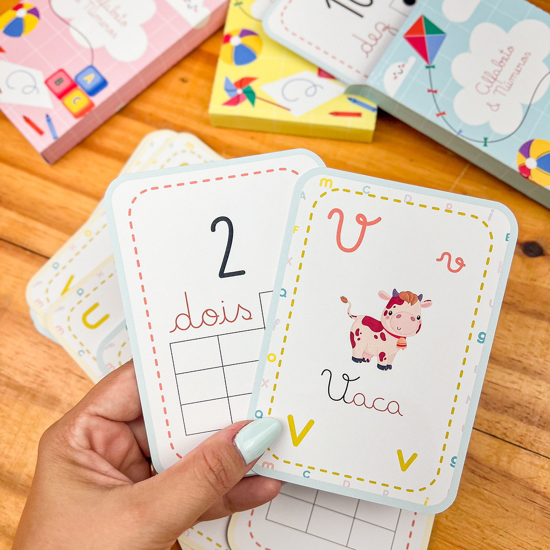 Arquivo para Card Letras e Numeros em Pdf 7