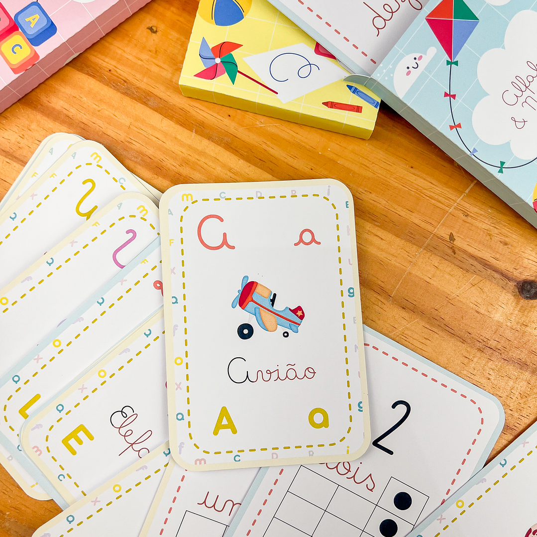 Arquivo para Card Letras e Numeros em Pdf 8