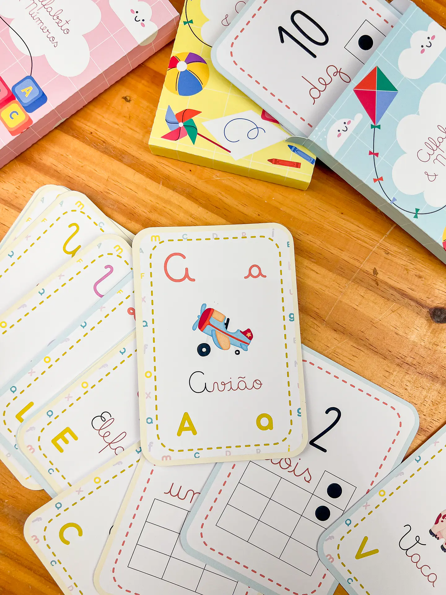 Arquivo para Card Letras e Numeros em Pdf 8