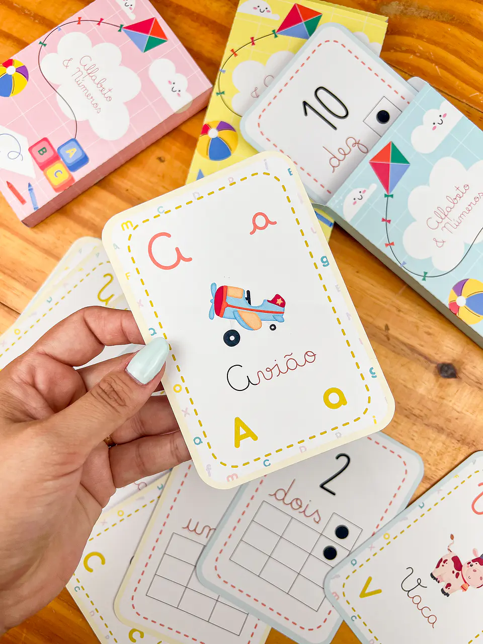 Arquivo para Card Letras e Numeros em Pdf 9