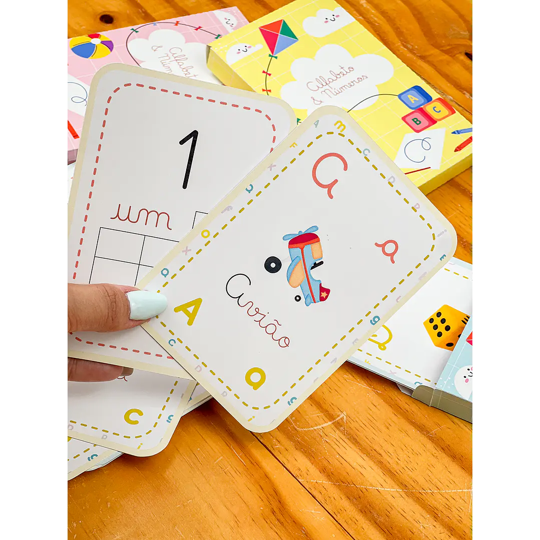 Arquivo para Card Letras e Numeros em Pdf 11
