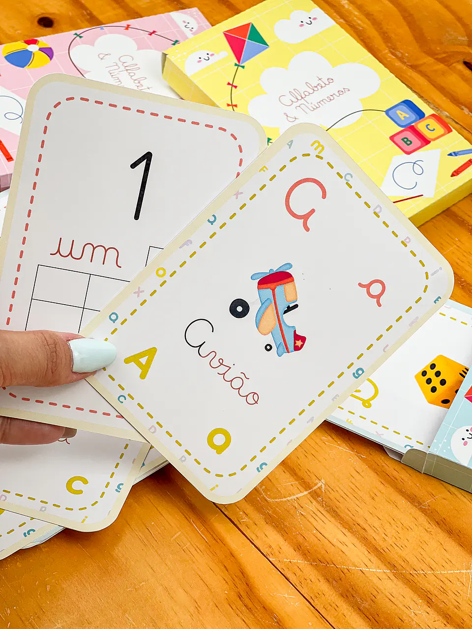 Arquivo para Card Letras e Numeros em Pdf 11