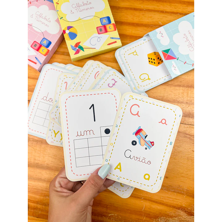 Arquivo para Card Letras e Numeros em Pdf 12