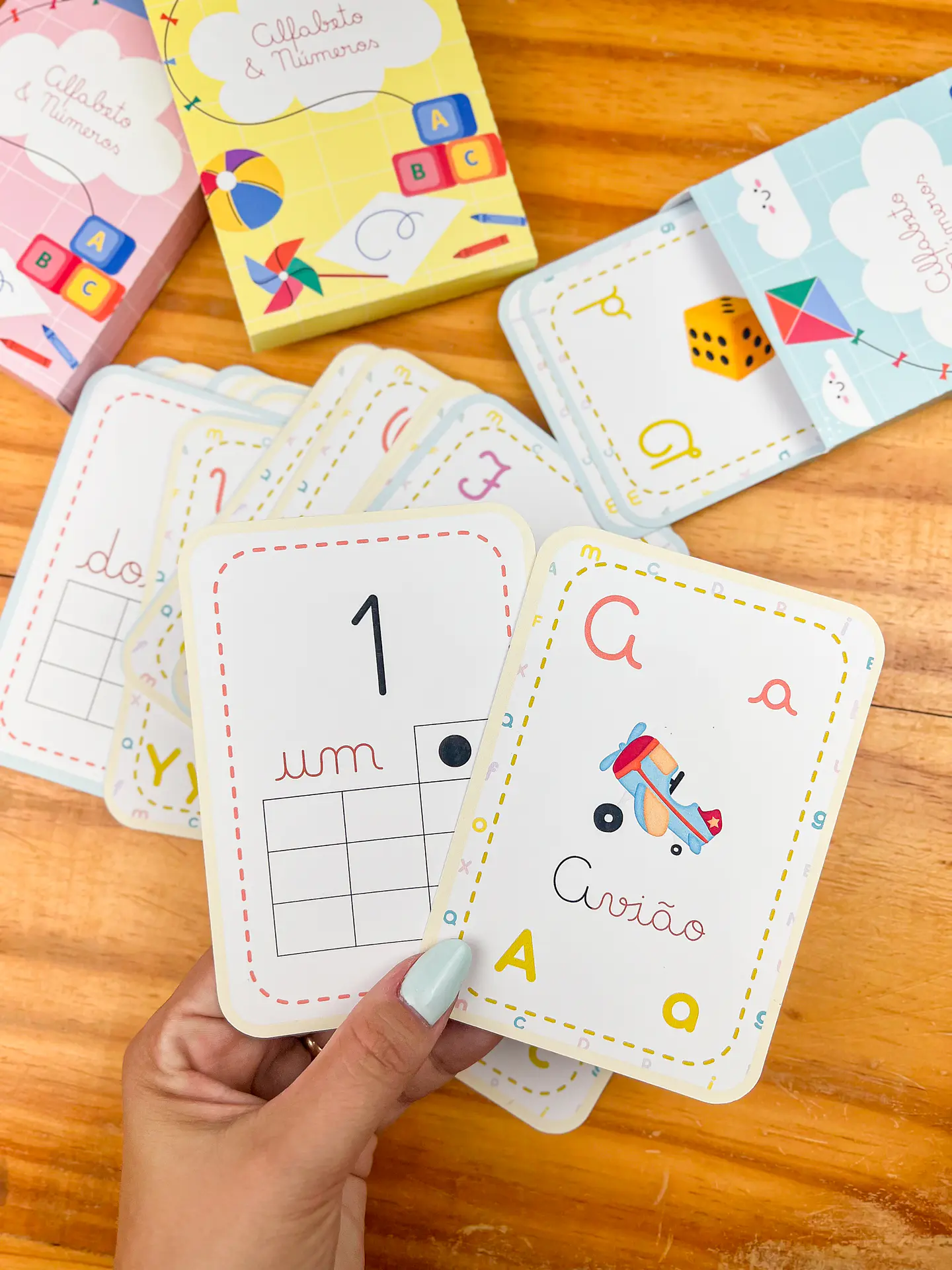 Arquivo para Card Letras e Numeros em Pdf 12