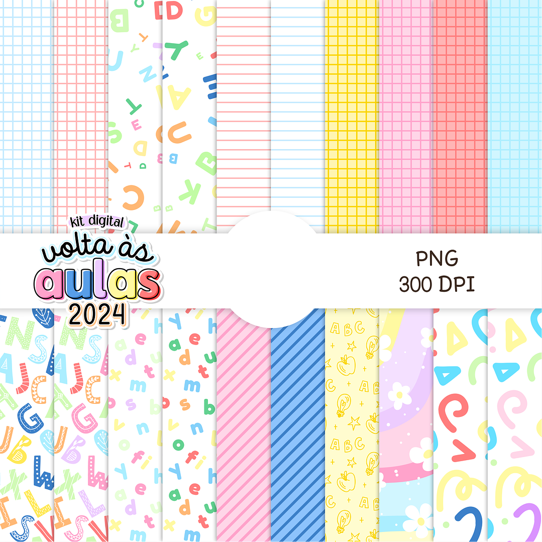 Kit Digital Volta as aulas Completo 2024 Arquivos em Png   7