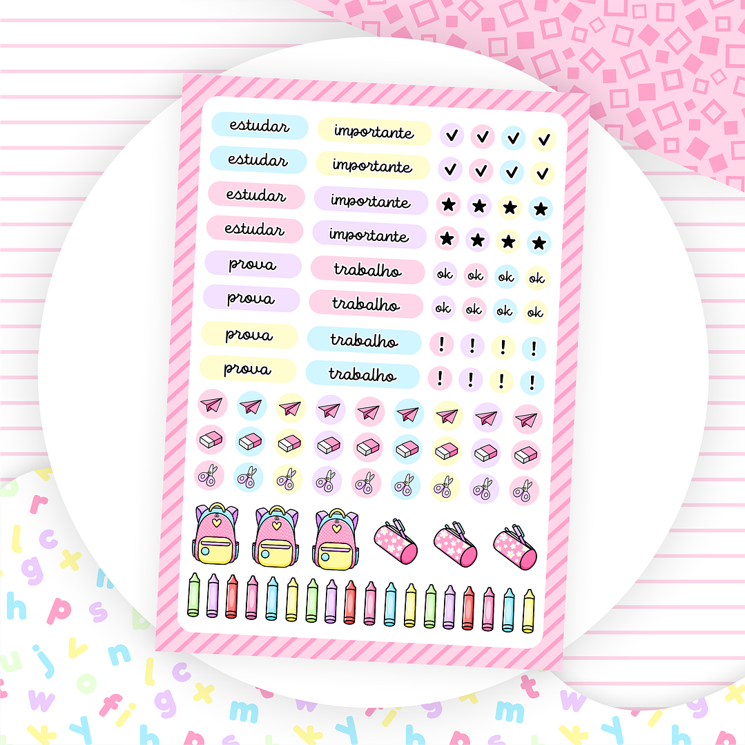 Kit Digital Volta as aulas Completo 2024 Arquivos em Png   33