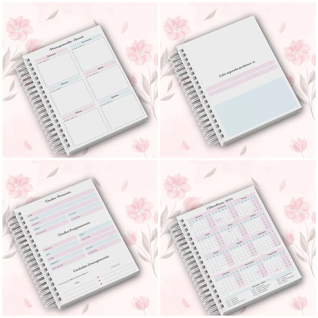 Agenda Escolar Pink Girls Menina Barbie Arquivo em Pdf 8