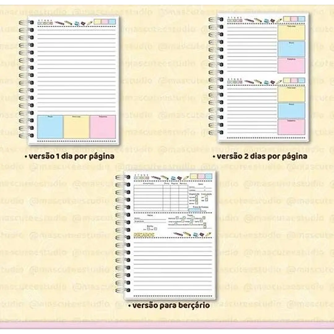 Combo Agendas Mais Kit digital Volta as Aulas Arquivo em Pdf   15