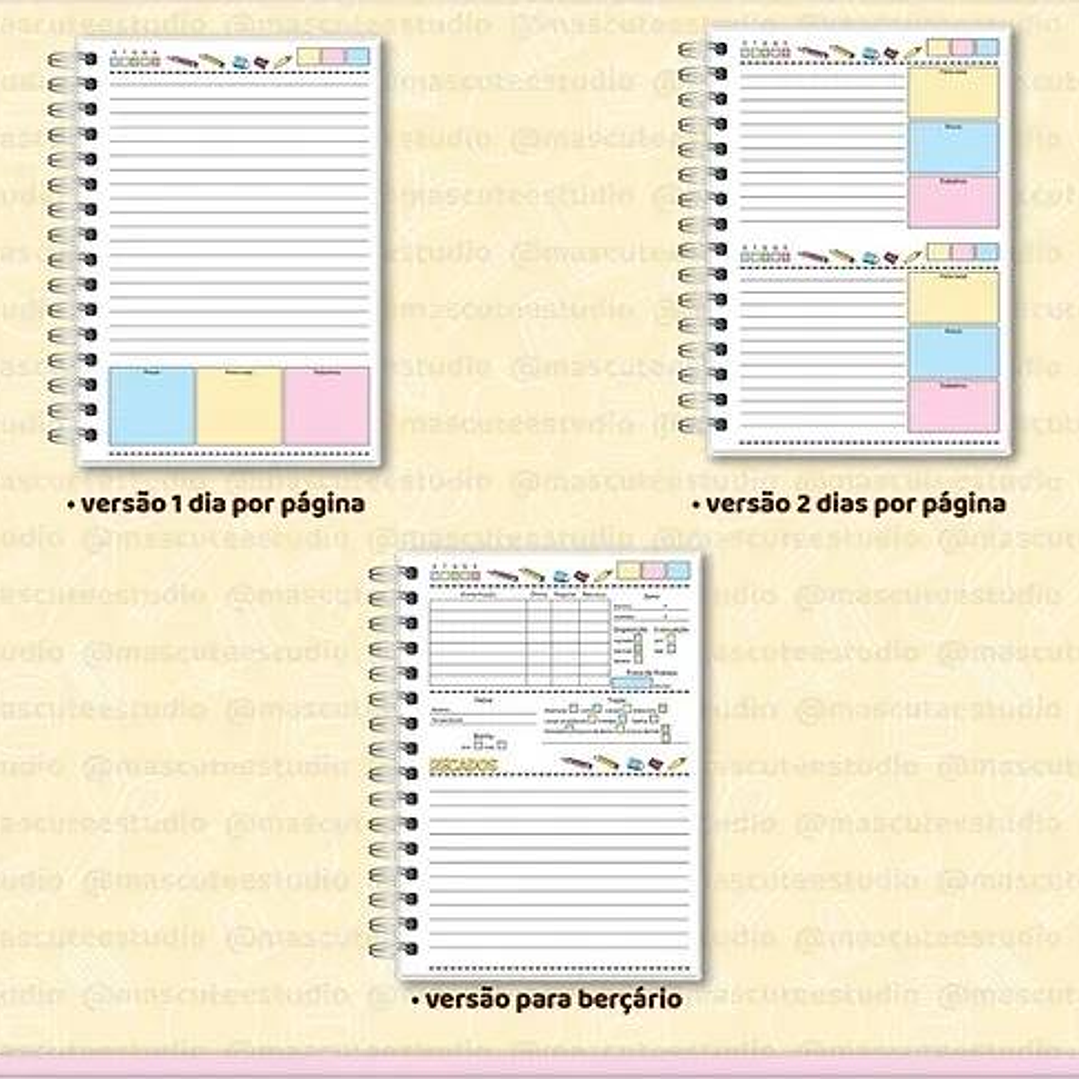 Combo Agendas Mais Kit digital Volta as Aulas Arquivo em Pdf   15