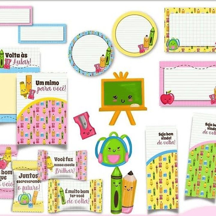 Combo Agendas Mais Kit digital Volta as Aulas Arquivo em Pdf   3