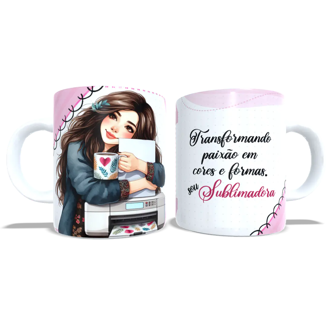 4 Artes para Caneca Sublimadora Arquivo em Jpg 1