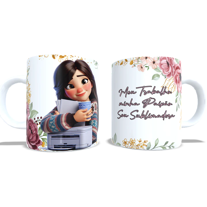 4 Artes para Caneca Sublimadora Arquivo em Jpg 2
