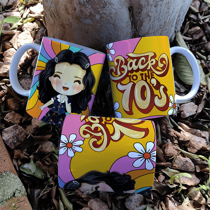 6 Artes para Caneca Personagens 70'Show Arquivo em Jpg 6