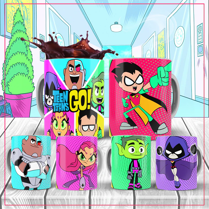 7 Artes para Caneca Titãs Arquivo Editável 1