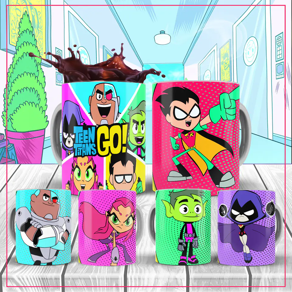 7 Artes para Caneca Titãs Arquivo Editável 1