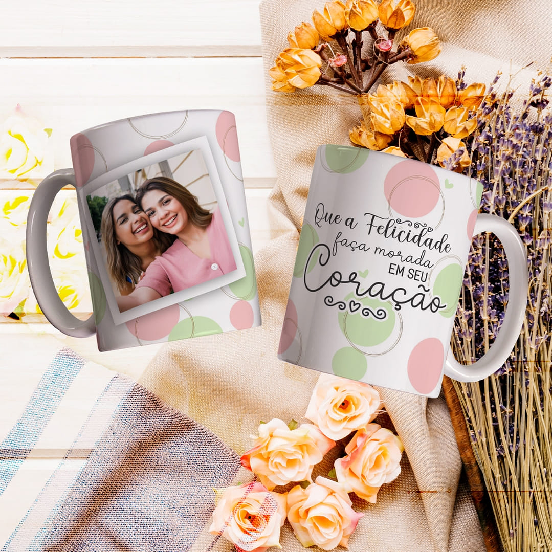 8 Artes para Caneca Feliz Aniversário Arquivo Editável 5