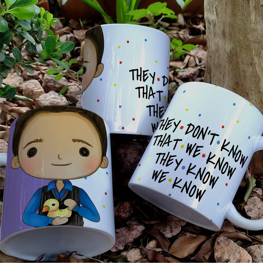 8 Artes para Caneca Friends Personagens Arquivo em Jpg 6