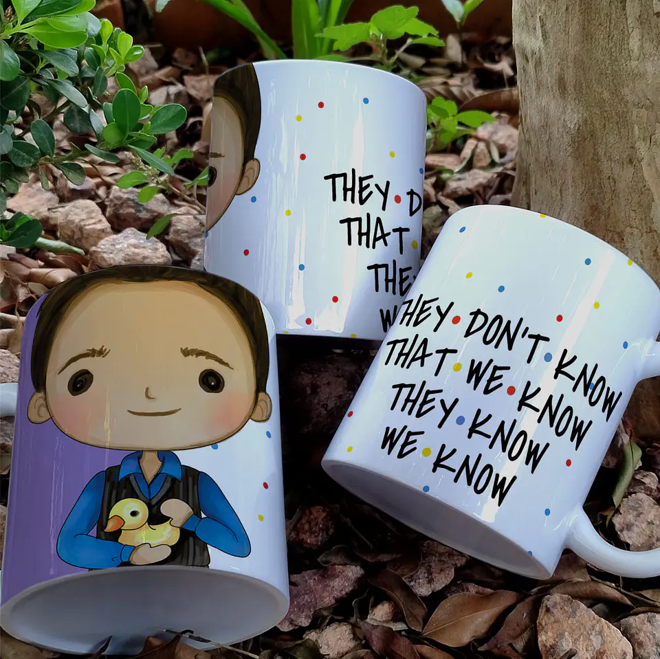 8 Artes para Caneca Friends Personagens Arquivo em Jpg 6