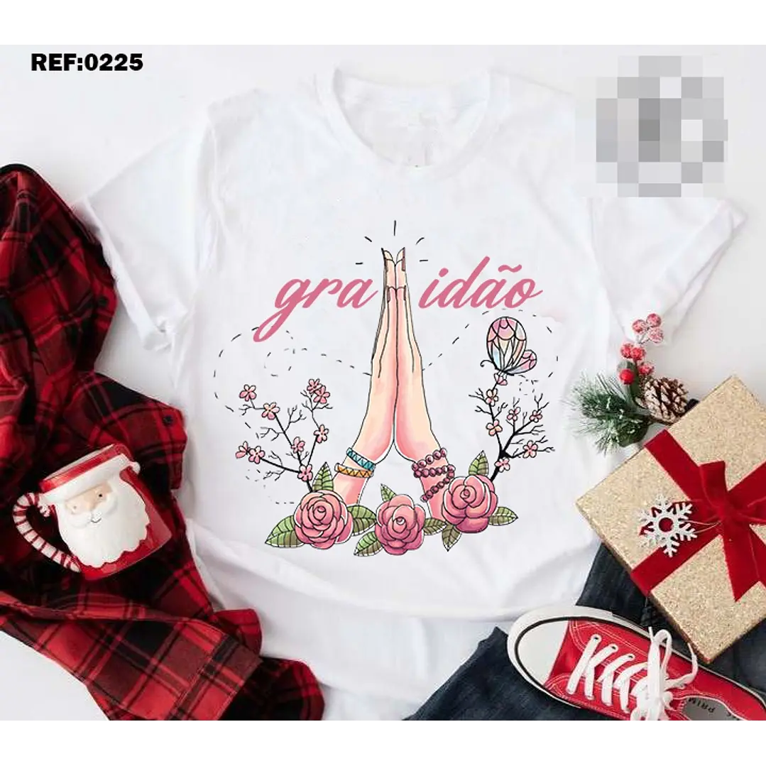 10 Artes para Camisa Gratidão Arquivo Editável  9