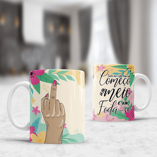 10 Artes para Caneca Frases Sinceras Arquivo Editável