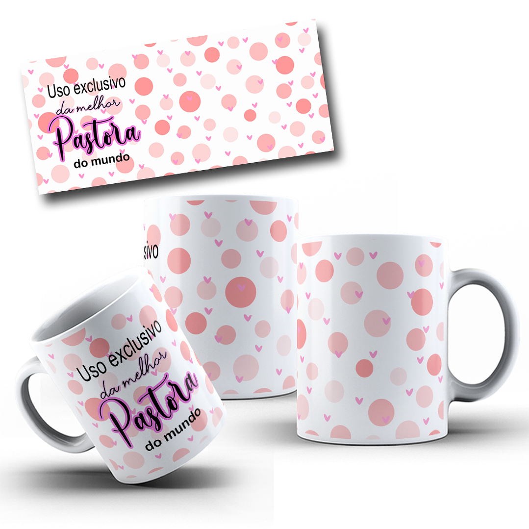 10 Artes para Caneca Pastor e Pastora Igreja Arquivo em Jpg 2