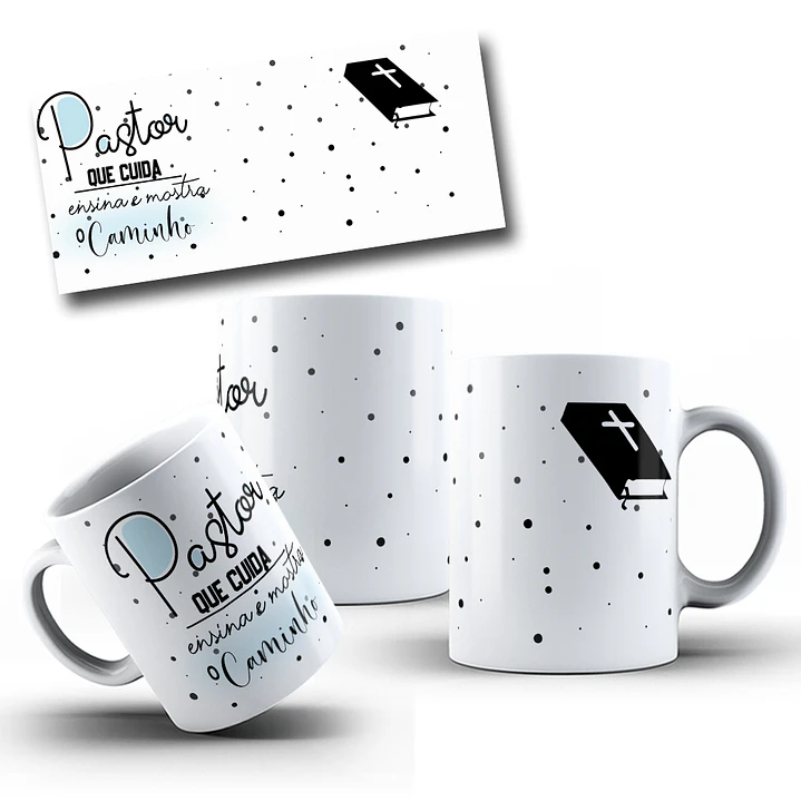 10 Artes para Caneca Pastor e Pastora Igreja Arquivo em Jpg 3