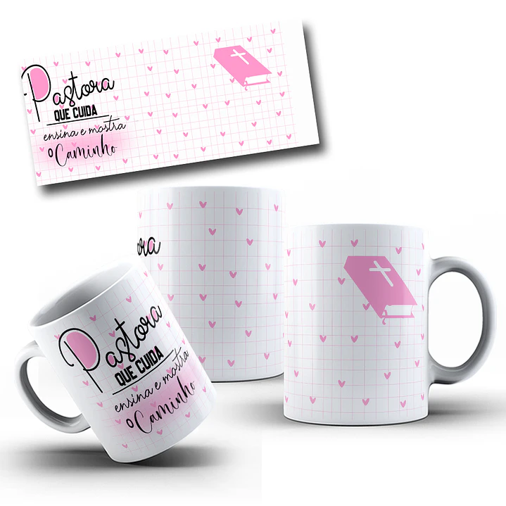 10 Artes para Caneca Pastor e Pastora Igreja Arquivo em Jpg 4