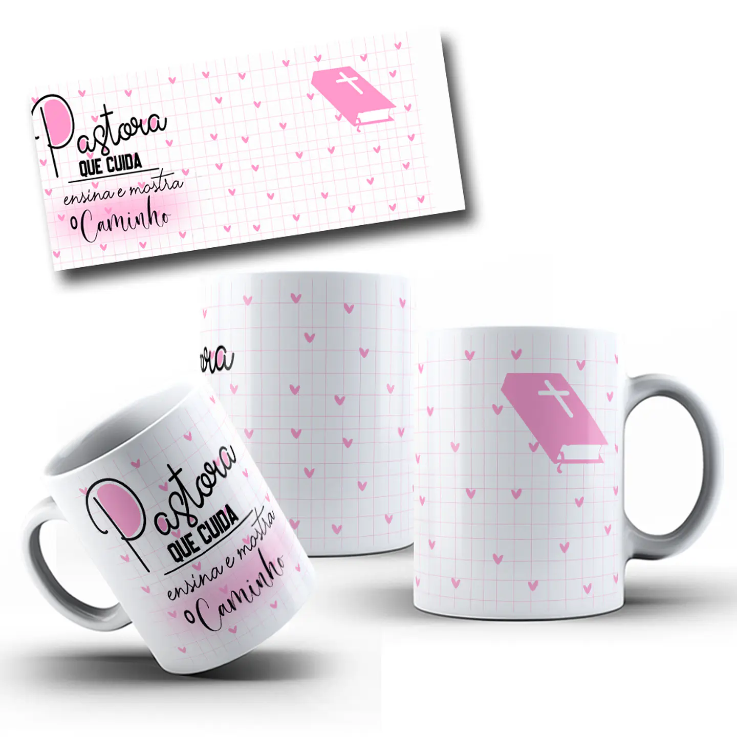 10 Artes para Caneca Pastor e Pastora Igreja Arquivo em Jpg 4