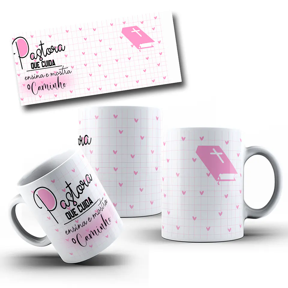 10 Artes para Caneca Pastor e Pastora Igreja Arquivo em Jpg 4