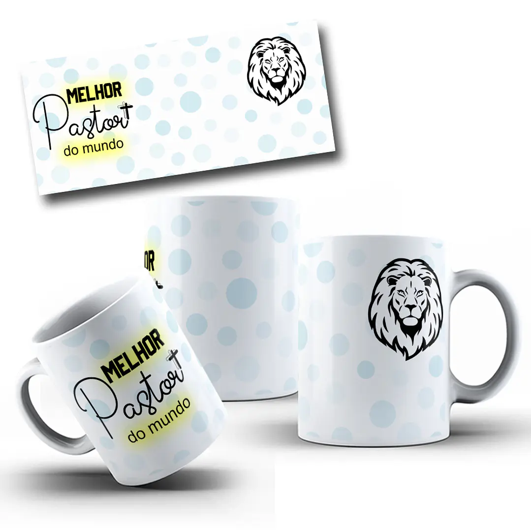 10 Artes para Caneca Pastor e Pastora Igreja Arquivo em Jpg 6