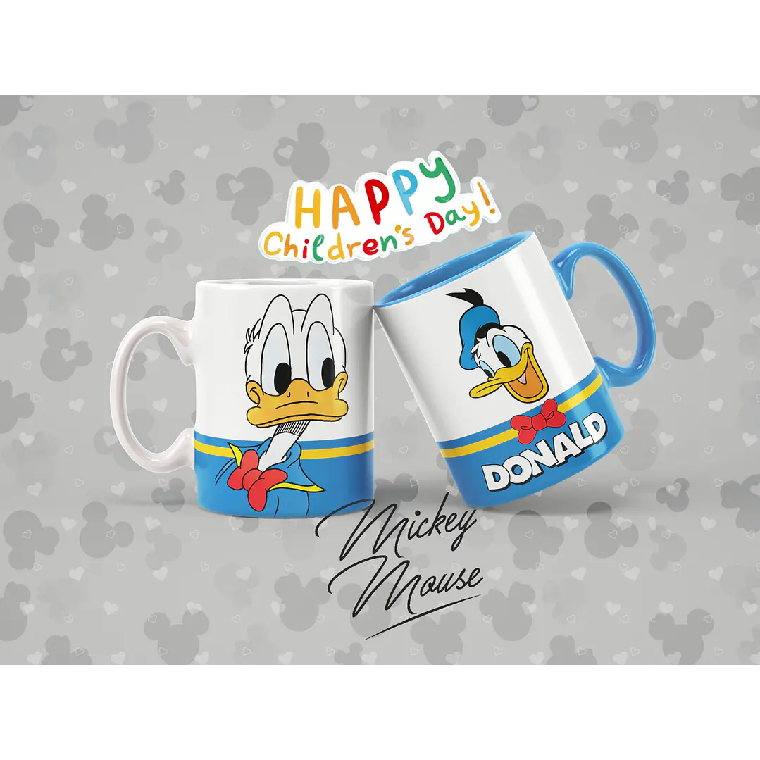 12 Artes para Caneca Disney Mickey Personagens Arquivo em Jpg 9