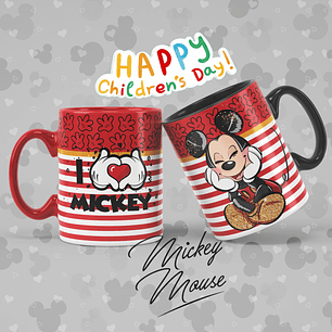 12 Artes para Caneca Disney Mickey Personagens Arquivo em Jpg