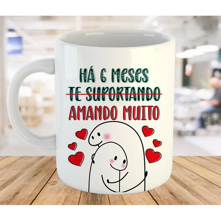 12 Artes para Caneca Flork Meses de Namoro Arquivo em Jpg 6