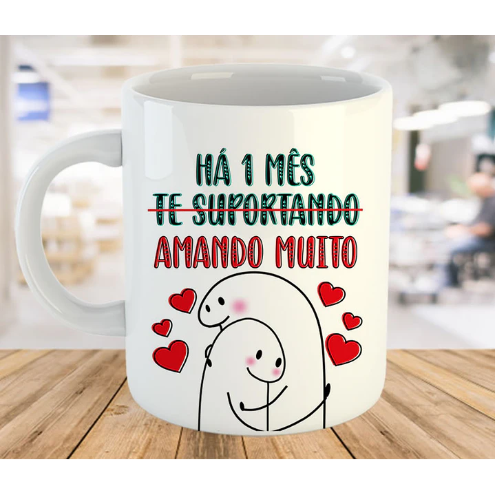 12 Artes para Caneca Flork Meses de Namoro Arquivo em Jpg 1