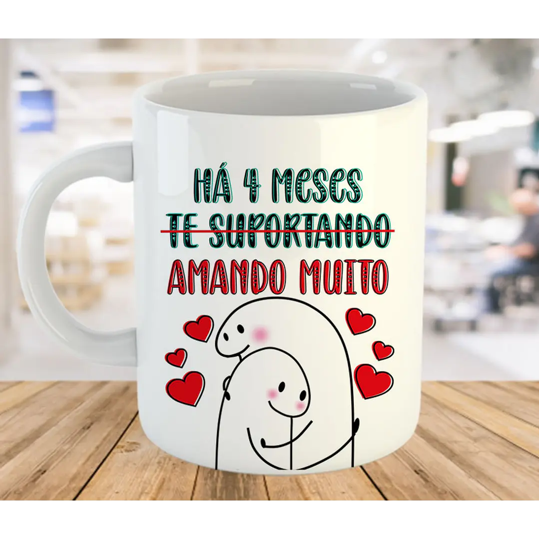 12 Artes para Caneca Flork Meses de Namoro Arquivo em Jpg 4