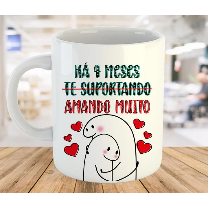 12 Artes para Caneca Flork Meses de Namoro Arquivo em Jpg 4