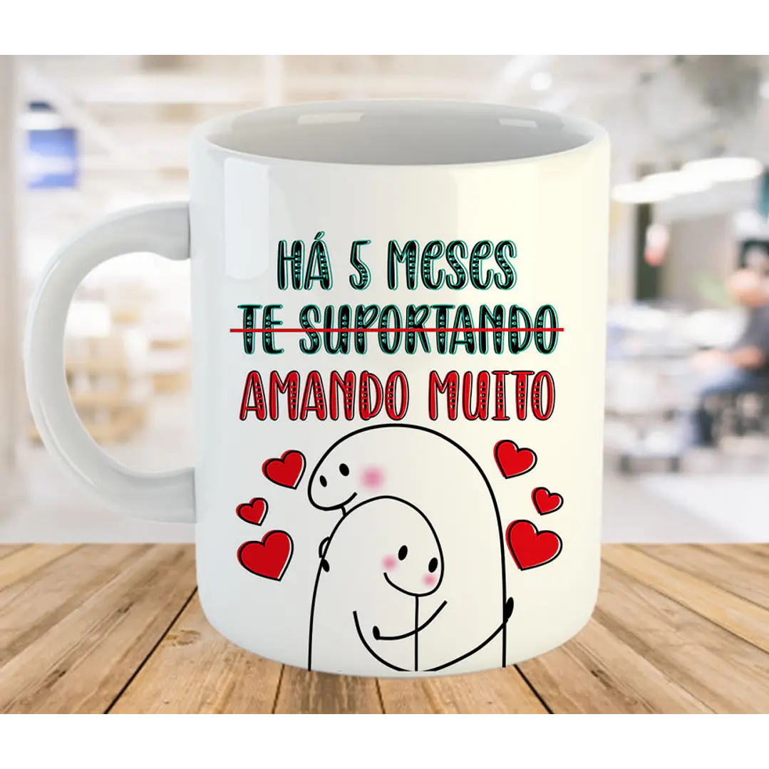 12 Artes para Caneca Flork Meses de Namoro Arquivo em Jpg 5