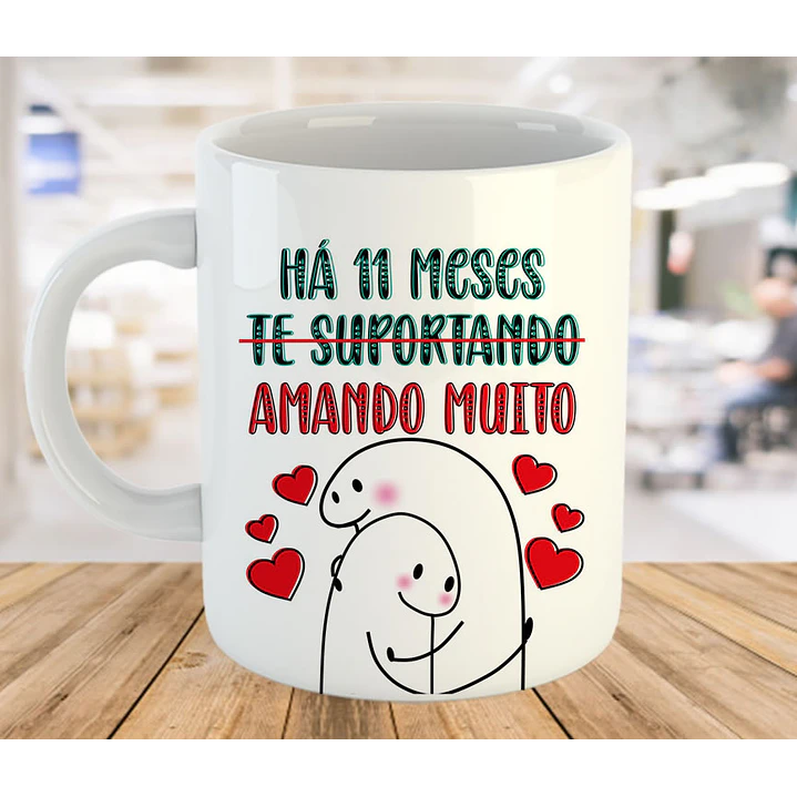 12 Artes para Caneca Flork Meses de Namoro Arquivo em Jpg 12