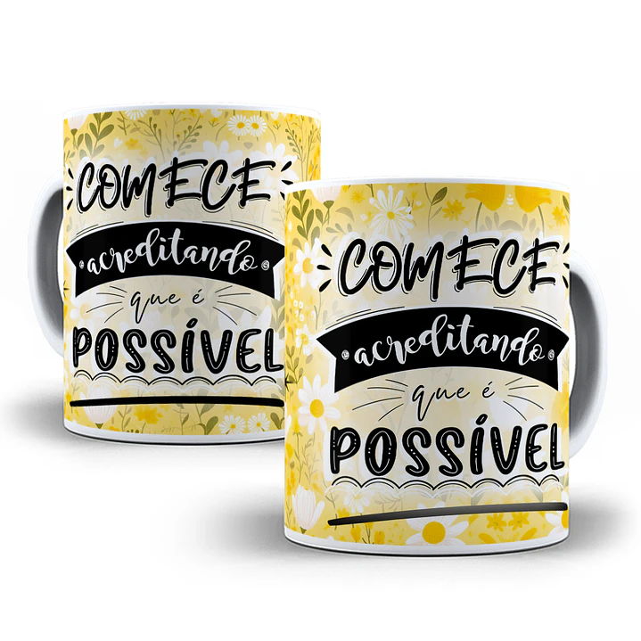 12 Artes para Caneca Frases Inspiração Motivacional Arquivo em Jpg 3