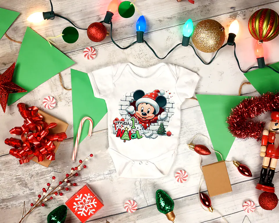 14 Artes para Caneca e Camisa Natal Mickey Arquivo em Png 9