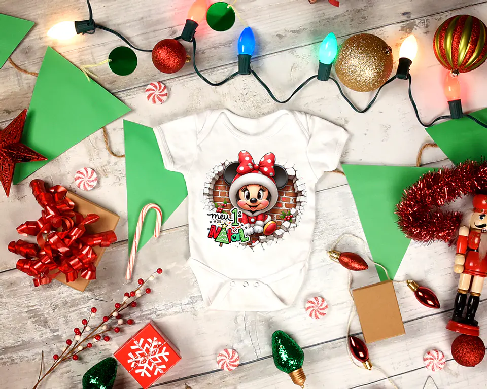 14 Artes para Caneca e Camisa Natal Mickey Arquivo em Png 10