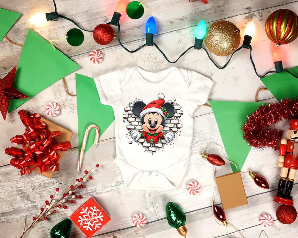 14 Artes para Caneca e Camisa Natal Mickey Arquivo em Png 12