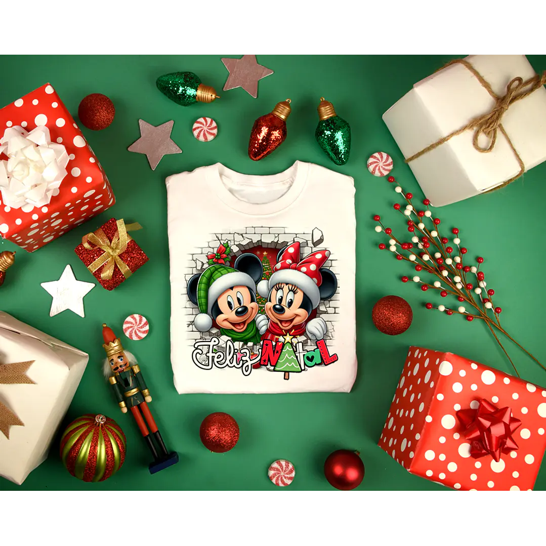 14 Artes para Caneca e Camisa Natal Mickey Arquivo em Png 13
