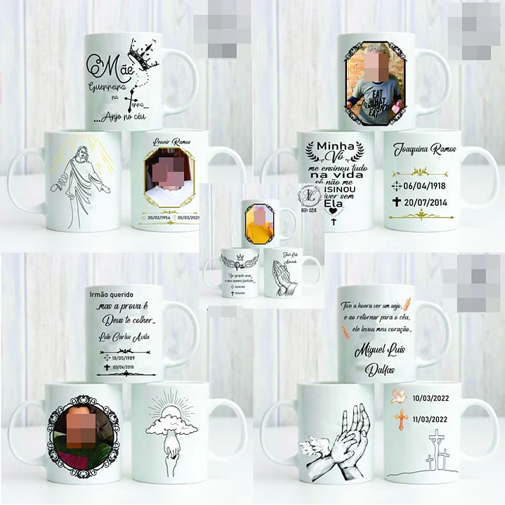 15 Artes para Caneca e Camisa Finados Arquivo Editável  2