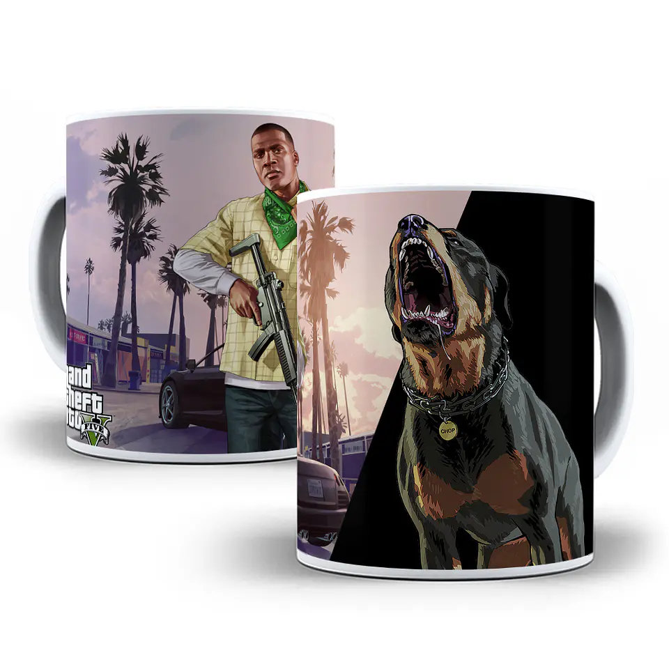 15 Artes para Caneca Gta Gamer Arquivo em Jpg  2