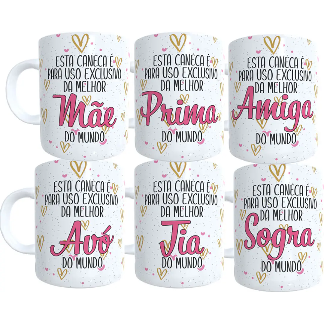 15 Artes para Caneca Família Arquivo em Jpg 1