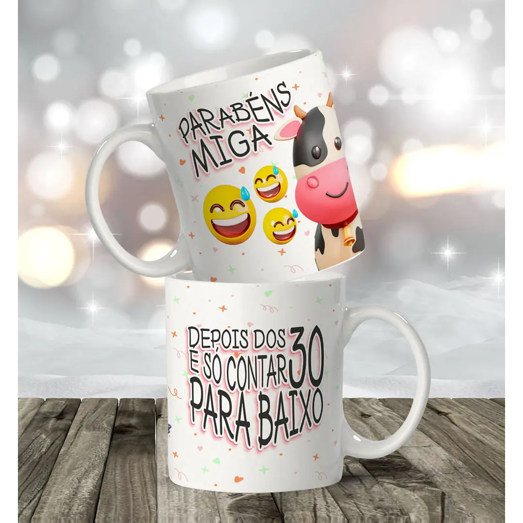 16 Artes para Caneca Aniversário Arquivo Editável  3