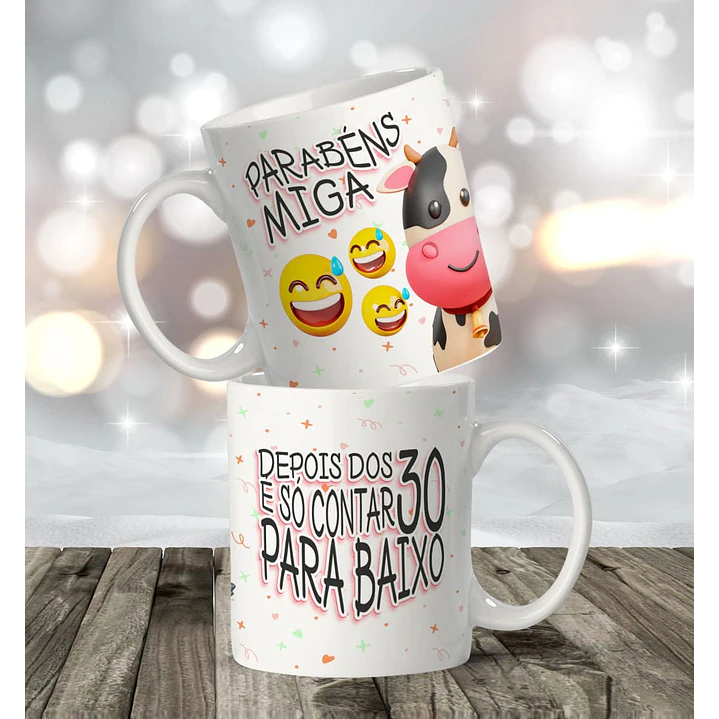 16 Artes para Caneca Aniversário Arquivo Editável  3