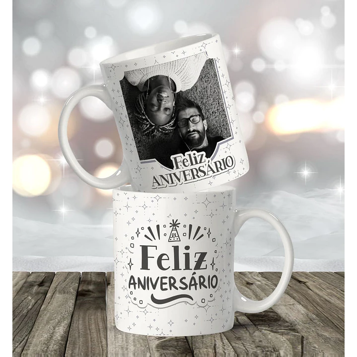 16 Artes para Caneca Aniversário Arquivo Editável  6